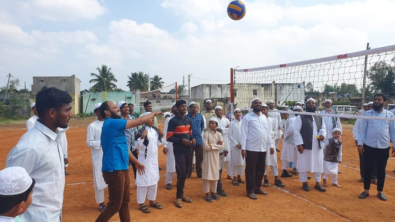 Community Volleyball Match